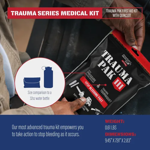 Vista 3 de Adventure Medical Kits Trauma Pak III, negro, talla única (2064-0298)