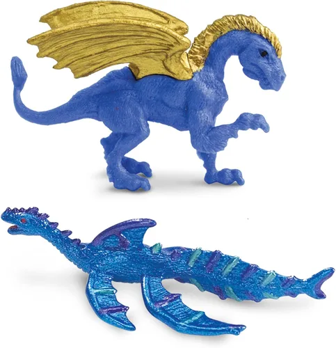 Vista 5 de Safari Ltd. Lair Of The Dragons Collection 2 Designer Toob - 6 figuras de dragón en miniatura para juegos temáticos de fantasía, niños, niñas
