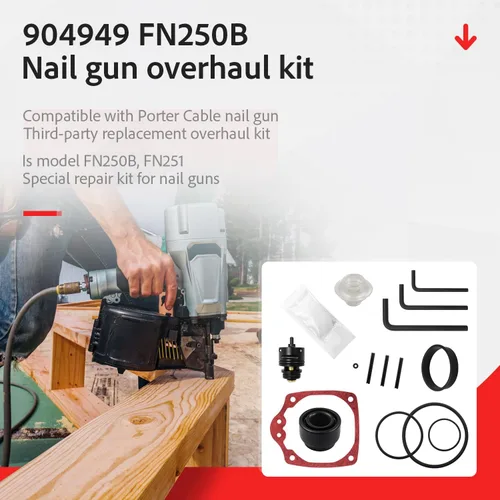 Vista 5 de 904949 Kit de revisión para las piezas FN250B FN251 del arma del clavo del cable de Porter