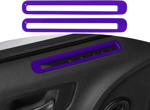 Vista 13 de RT-TCZ para Charger Cubierta de ventilación de aire de puerta Adecuada para Dodge Charger 2011-2023 Accesorios de interior azul 2 piezas