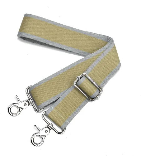 Vista 108 de Correa de Bolso Ancha Correa de Hombro Ajustable Correa de Repuesto Cruzada Correa de Bolso de Hardware Plateado