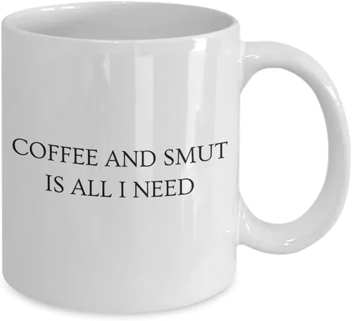 Vista 2 de Coffee and Smut is all I Need - Taza de café, regalos para amantes de los libros de mejor amiga, regalos para esposa, regalos divertidos para mejor