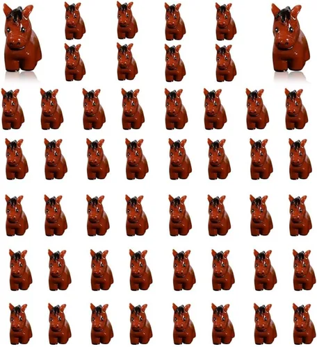 Vista 12 de 50 mini figuras de animales de la selva de safari, de resina, elefante, animales salvajes, accesorios de jardín de hadas, para paisaje de musgo