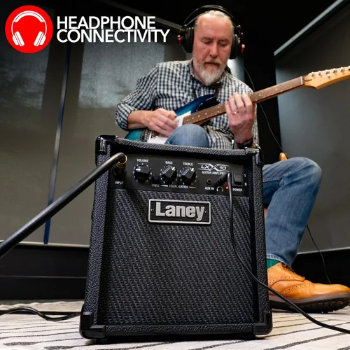 Vista 4 de Laney Combo de guitarra LX10 10W woofer de 5 pulgadas, negro