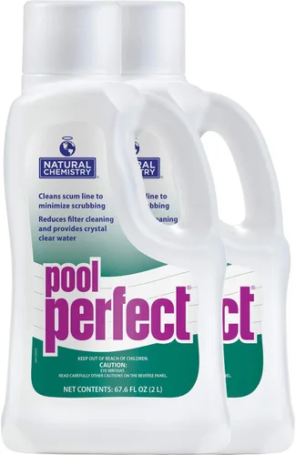Vista 9 de Natural Chemistry Pool Perfect, 2 L, 1 paquete, limpiador de piscina para eliminar contaminantes, desechos y otros residuos