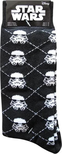 Vista 2 de Hyp Star Wars Darth VaderStormtrooper Argyle - Calcetines para hombre 2 pares talla 6-12