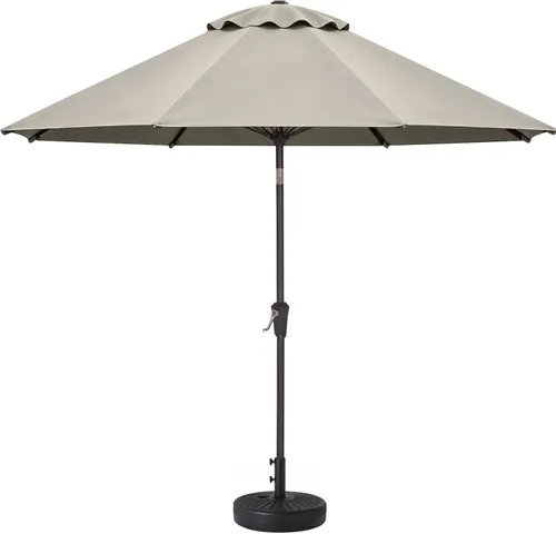 Vista 55 de ABCCANOPY 7.5FT Patio Umbrella Outdoor 6 RibsTable Umbrella(Brown)