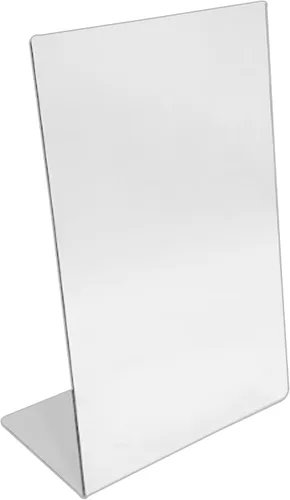 Vista 7 de SSWBasics Espejo de piso de caballete acrílico - 12W x 18 H