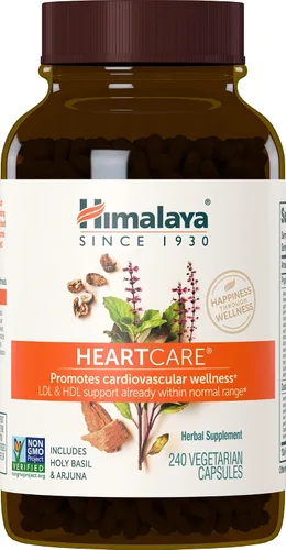 Vista 7 de Himalaya HeartCare, suplementos de colesterol y presión arterial para bienestar cardiovascular y salud cardíaca, 720 mg, 120 cápsulas, suministro