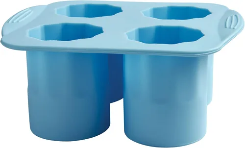 Vista 8 de HIC Kitchen Cannonball - Bandeja de silicona para cubitos de hielo, antiadherente, esferas grandes Silicona de grado alimenticio, hace 10 bolas