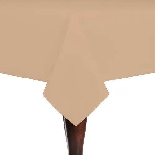 Vista 25 de Ultimate Textile Cotton-Feel 72 x 108-Inch Rectangular Fine Dining Tablecloth Black