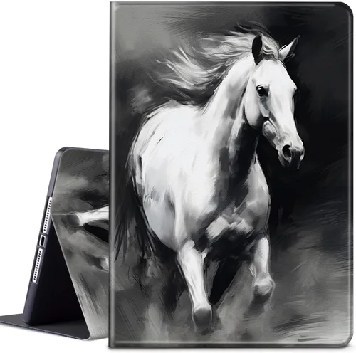 Vista 35 de Funda para tablet Kindle Fire 7 2019/2017 lanzamiento 9ª/7ª generación 7 pulgadas, ligera, protectora de piel sintética, cubierta inteligente