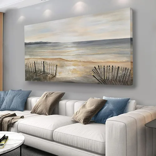 Vista 8 de Yuaxker Cuadros de árbol para decoración de pared, arte de pared verde, pintura de paisaje natural, arte estético moderno para sala de estar