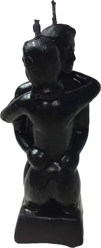 Vista 3 de Vrinda ® Vela decorativa Pareja Erótica Surtido (Negro)