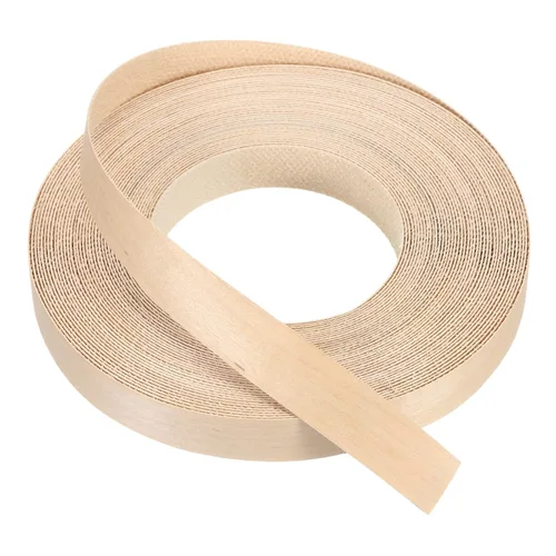 Vista 48 de PATIKIL Bandas de borde de abedul, cinta de chapa de madera de 1-1/2 pulgadas x 25 pies, bandas de borde de madera contrachapada flexible prepegadas