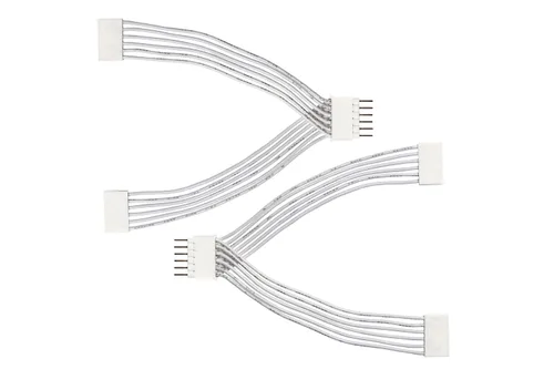 Vista 6 de Litcessory Conector de 6 pines a extremo cortado compatible con tiras de luz Nanoleaf Essentials (paquete de 4, blanco)