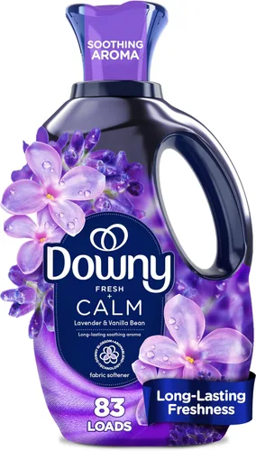 Vista 17 de Downy Líquido suavizante de telas ultrasuave, calma, lavanda y vainilla, 26 onzas líquidas, 39 cargas