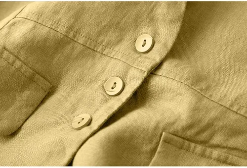 Vista 6 de Bnigung Chaleco de lino sin mangas para mujer, casual, holgado, cuello en V, chaqueta de chaleco