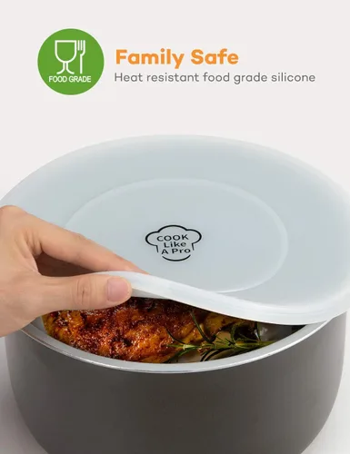 Vista 11 de Goldlion Tapa de almacenamiento de silicona para olla interior Ninja Foodi