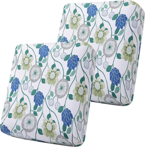 Vista 84 de Smiry Fundas de cojín de sofá estampadas, fundas elásticas suaves para sofá, fundas de sofá lavables antideslizantes, protector de muebles para Beige