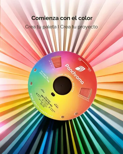 Vista 7 de Polymaker Panchroma - Filamento PLA mate de 0.07 in, 2.2 lbs, madera de Madera mate de doble degradado