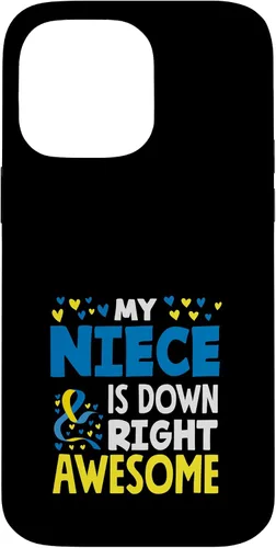 Vista 21 de My Niece is Down Right Awesome Down Syndrome Awareness Case for iPhone 17