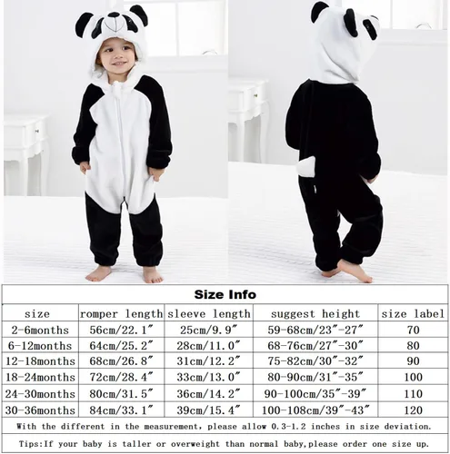 Vista 7 de Disfraces de animales para bebés, mameluco unisex para niños pequeños, rómper para disfraz de Halloween