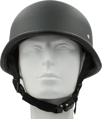 Vista 3 de Clásico Disfraz Carnaval Patín Scooter Skull Cap Novedad Alemán OSFM Flat Negro