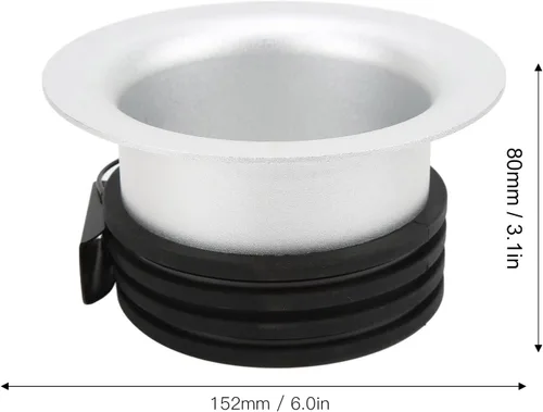 Vista 5 de ASHATA Softbox Speedring Inserto para luces compactas, Speedring, montaje de luces, anillo adaptador de luz de fotografía para cajas de luz suaves