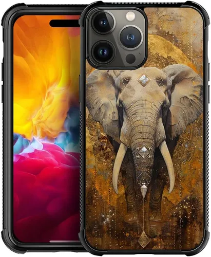 Vista 30 de Funda compatible con iPhone 15 Pro Max, 4 fundas de libélula en las cuatro esquinas con parachoques a prueba de golpes antideslizante funda