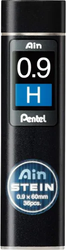 Vista 4 de Pentel Ain Stein - Lápiz mecánico, 0.035 in, 2B, 36 minas (C279-2B)