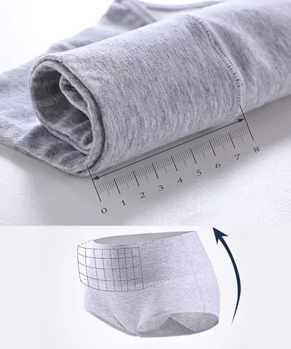 Vista 7 de ANNYISON - pantaletas para mujer de algodón suave cintura alta transpirables unicolor