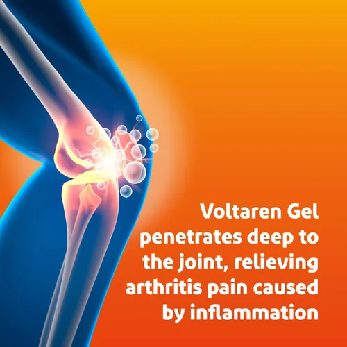 Vista 5 de VOLTAREN Gel de dolor de artritis voltaren para alivio de dolor de artritis tópica, no se necesita prescripción - Tubos de 3.5 oz / 100 g