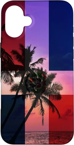 Vista 23 de Tropical Ocean Dominican Republic Flag - Dominican Pride Case for iPhone 17