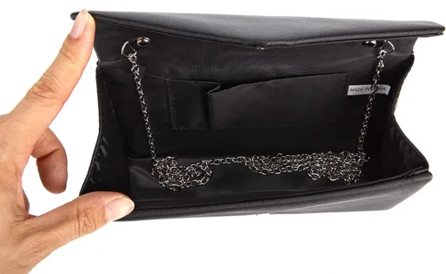 Vista 2 de Monederos y bolsos de mano, sobre de noche, bolsos cruzados, falsos aprendices, bolsa clásica de fiesta de boda para mujer