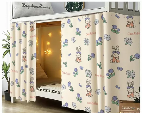 Vista 24 de Cortinas opacas para cama de privacidad con toldo grueso, mosquitero Mosquitera blanca 1aa