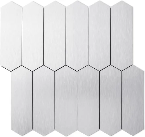 Vista 13 de DICOFUN 1 hoja de protector contra salpicaduras de color blanco y negro para cocina, PVC adhesivo en azulejos de pared contra salpicaduras