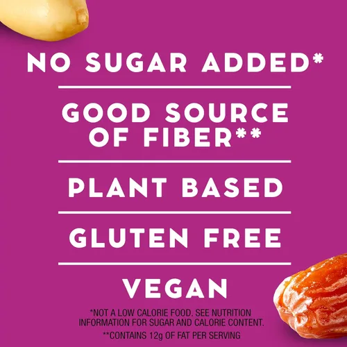 Vista 6 de Larabar - Galleta de mantequilla de maní, barras veganas de frutas y nueces sin gluten, 12 unidades Sin gluten, vegano, sin lácteos, sin soja