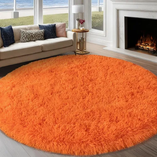 Vista 52 de Alfombras lanudas para dormitorio, sala de estar, dormitorio universitario, habitación de niños, decoración, alfombra suave y moderna
