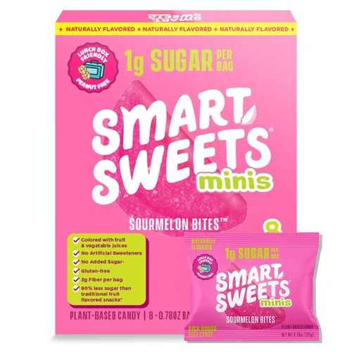 Vista 20 de SmartSweets - Paquete variado para adultos, dulces con bajo contenido de azúcar y calorías, idea de regalo de Año Nuevo, paquete de cuidado