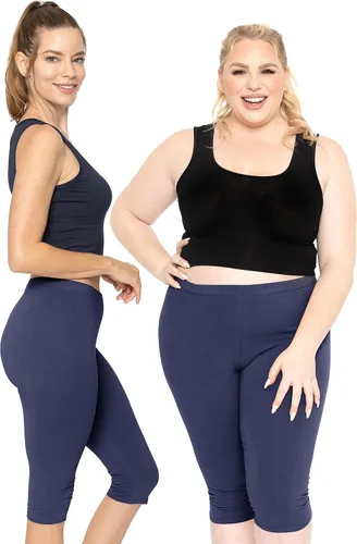 Vista 2 de Leggings hasta la rodilla y hasta el tobillo para mujer y talla grande XS - 7X adulto