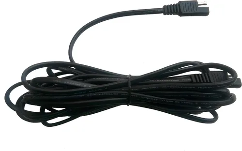 Vista 5 de Sunway Solar - Cable de extensión para cargador de batería de 16 pies con conectores SAE, terminal en anillo y adaptador de cable desnudo de tira