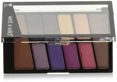 Vista 22 de wet n wild Paleta de maquillaje de sombra de ojos Color Icon de 10 tonos, Blue Lights Off, larga duración, brillante, metálico, brillante, mate