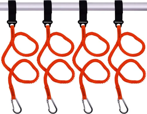 Vista 9 de YYST Correa de paleta naranja Paddle Holder Tool Lanyard - Sin paleta