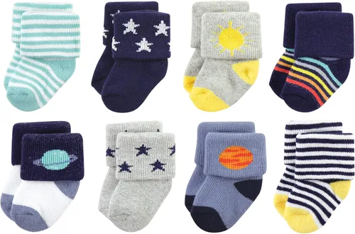 Vista 75 de Hudson Baby - Calcetines de algodón para bebés recién nacidos y Terry para niñas bebés