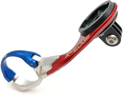 Vista 4 de Cestbon Adaptador combinado de montaje para Garmin Edge compatible con cámara o faro, adaptador universal extendido de liberación rápida de montaje