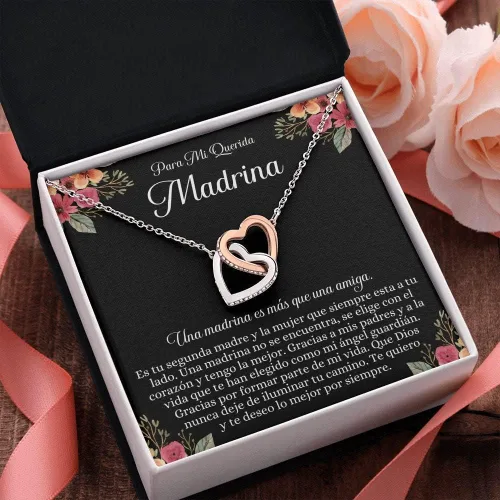 Vista 5 de Regalo de madrina española, regalo de madrina, collar de madrina, joyería de madrina, collar de regalo para mujer, Joyas de Madrina, Joyas Únicas