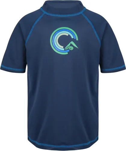 Vista 23 de Kanu Surf Boys Haywire UPF 50+ Sun Protective Rashguard Swim Shirt Estrellas Alaska Blue
