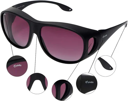 Vista 4 de yodo Gafas de sol con lentes polarizadas para hombres y mujeres