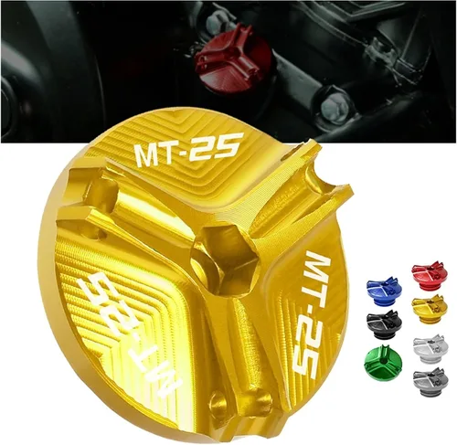 Vista 4 de Accesorios de motocicleta, pieza de motocicleta, llenado de aceite de motor, tapón, accesorios de motor para Yamaha Mt-25 Mt25 Mt 25 FZ25 FZ-25 FZ 25